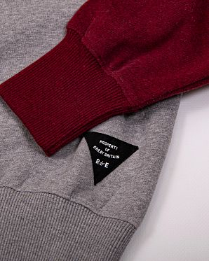 Толстовка свитшот мужская Realm & Empire Great Britain Damson Grey Толстовка свитшот мужская Realm & Empire Great Britain Damson Grey