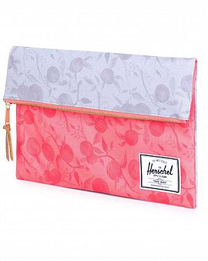 Клатч Herschel Carter Large Grey Orchard Red Orchard Клатч Herschel Carter Large Grey Orchard Red Orchard