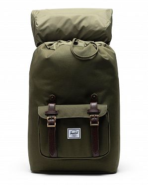 Рюкзак городской для ноутбука 13 дюймов Herschel L. America Mid IVY GREEN/CHICORY COFFEE