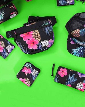 Кошелек на молнии Herschel Thomas RFID Black Pineapple Кошелек на молнии Herschel Thomas RFID Black Pineapple