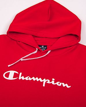 Толстовка мужская с капюшоном Champion Authentic American KK01 Red Толстовка мужская с капюшоном Champion Authentic American KK01 Red