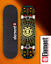 Скейтборд в Сборе Element 6 размер 8.25 (23 черный золотой 8.25)