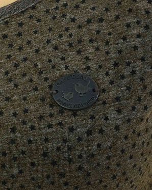 Платье женское длинным рукавом и карманами Naketano The End II Heritage Anthracite Melange Платье женское длинным рукавом и карманами Naketano The End II Heritage Anthracite Melange