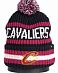 Шапка с помпоном на флисе '47 Brand NBA Cleveland Cavaliers Navy Wine