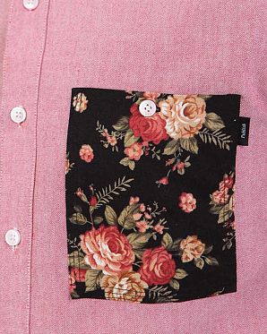 Рубашка мужская с длинным рукавом Publish Brand USA Bowen Floral Red