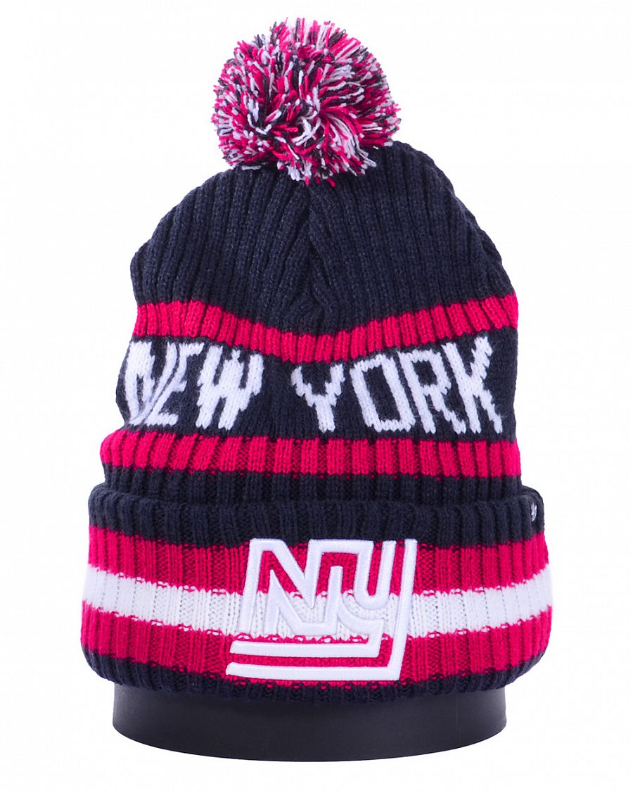 Шапка с помпоном на флисе '47 Brand Baseball New York Yankees Navy Red отзывы