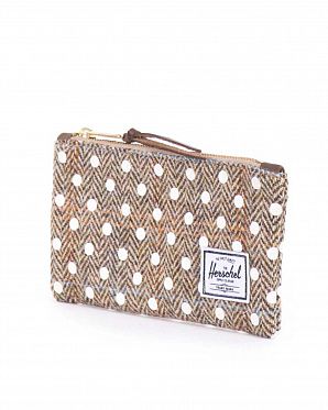 Клатч Herschel Network Smal Harris Tweed White Polka dot Клатч Herschel Network Smal Harris Tweed White Polka dot