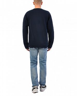 Толстовка мужская Wesc Home Plate Chest Crew Dark sapphire Толстовка мужская Wesc Home Plate Chest Crew Dark sapphire
