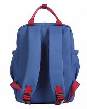 Рюкзак водоотталкивающий маленький  с двумя ручками 8848 Navy Red Рюкзак водоотталкивающий маленький  с двумя ручками 8848 Navy Red