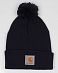 Шапка зимняя с помпоном Carhartt WIP Bobble Watch Navy отзывы
