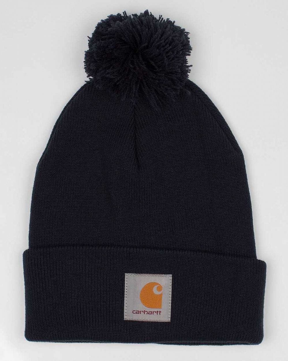 Шапка зимняя с помпоном Carhartt WIP Bobble Watch Navy отзывы