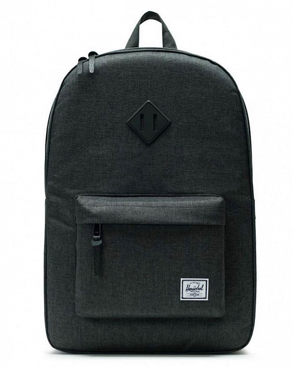 Рюкзак водоотталкивающий с карманом для 15 ноутбука Herschel Heritage Black Crosshatch Black отзывы