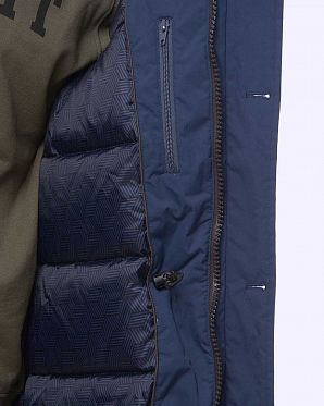 Пуховик мужской зимний водоотталкивающий Elvine Corby Blue