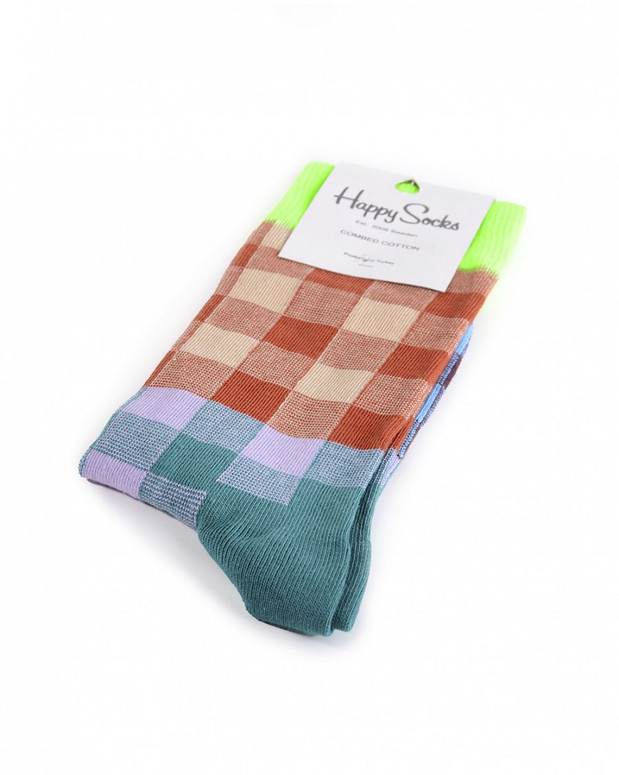 Носки мужские Happy Socks Combed Cotton Square Brown отзывы