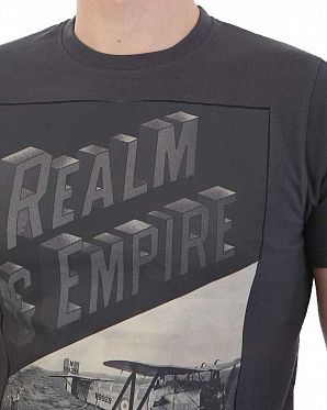Футболка мужская Realm & Empire Great Britain 000035738 Dark Grey