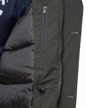 Пуховик мужской зимний водоотталкивающий Elvine Corby Bottle Green