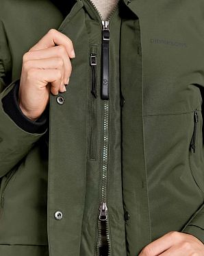 Водонепроницаемая утепленная парка женская Didriksons Frida 504302 Green