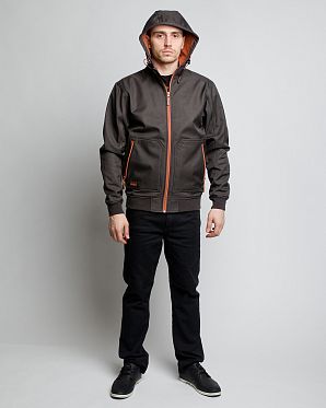 Ветровка водоотталкивающая на флисе Iriedaily Sober 2 Jacket Brown Ветровка водоотталкивающая на флисе Iriedaily Sober 2 Jacket Brown