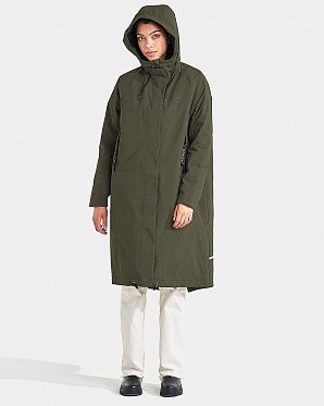 Парка плащ женская Didriksons Alicia 504151 Long Green Парка плащ женская Didriksons Alicia 504151 Long Green