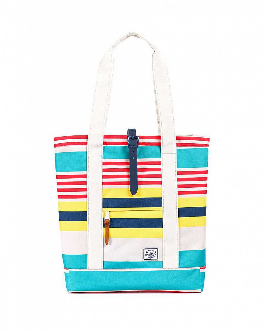 Сумка шоппер через плечо Herschel Market Stripe Bone Navy Rubber отзывы Сумка шоппер через плечо Herschel Market Stripe Bone Navy Rubber отзывы