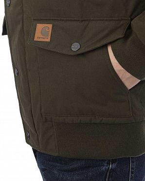 Куртка мужская авиатор Carhartt WIP Trapper Jacket Green Куртка мужская авиатор Carhartt WIP Trapper Jacket Green