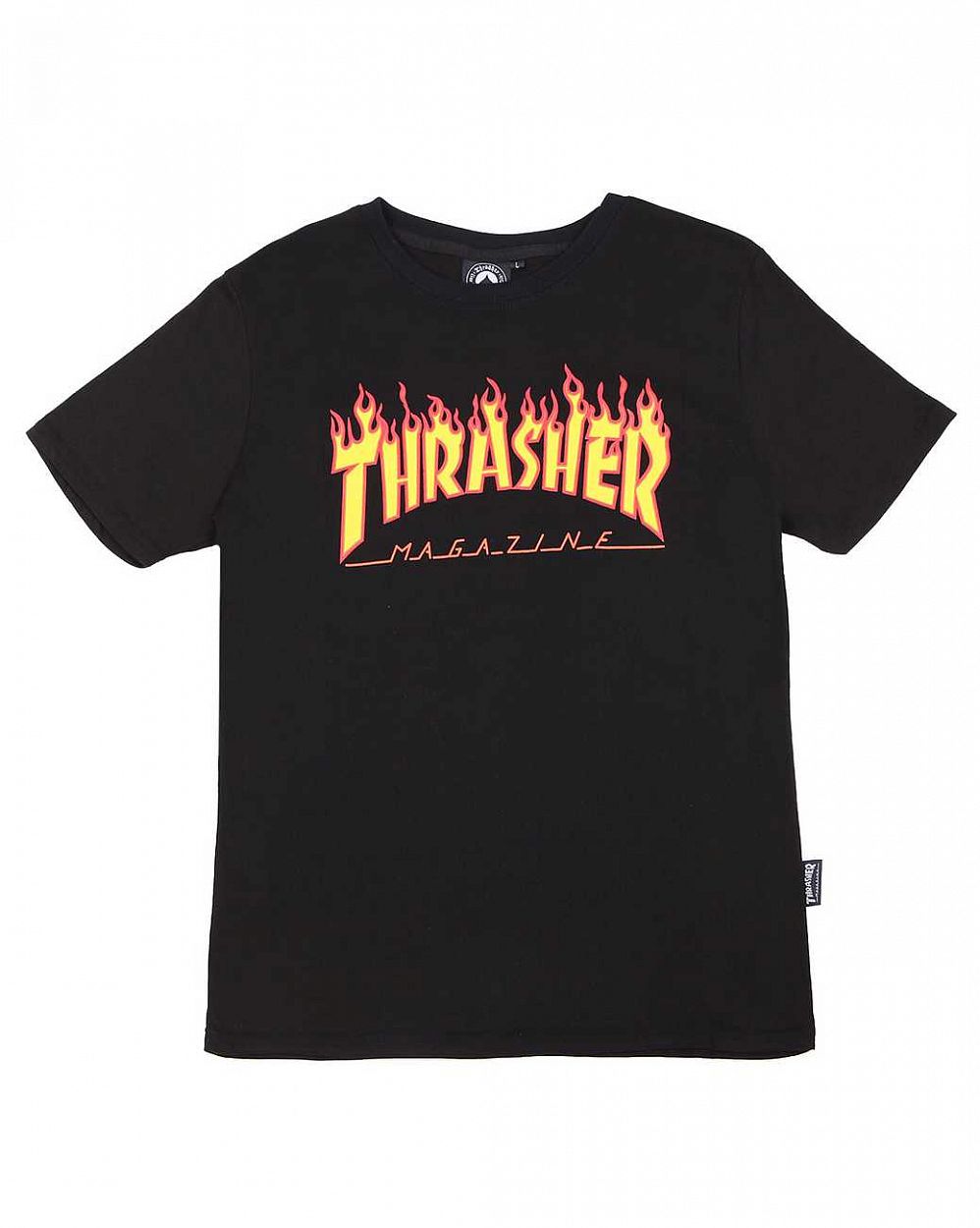 Футболка женская Thrasher Flame Logo Tee Black отзывы