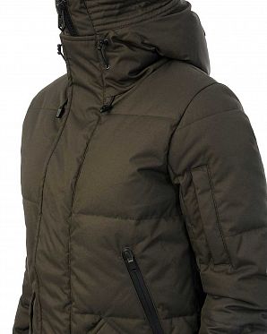 Пуховик женский зимний водонепроницаемый Krakatau Qw188 8 Black Olive Пуховик женский зимний водонепроницаемый Krakatau Qw188 8 Black Olive