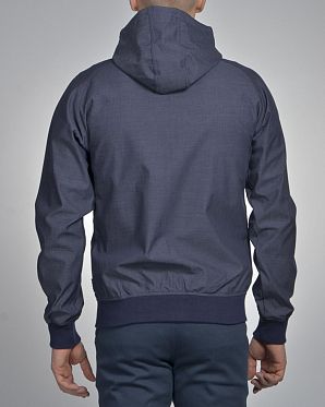 Ветровка водоотталкивающая на флисе Iriedaily City Shield Jeans Blue