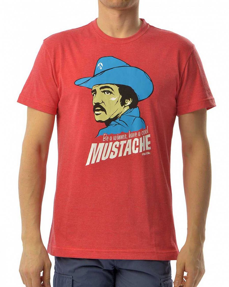 Футболка мужская Iriedaily Mustache Red отзывы