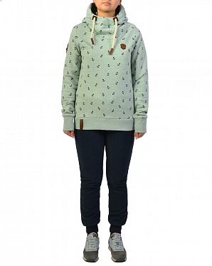 Толстовка женская с капюшоном Naketano Zu geilen Senfmaus Nasty Mint