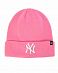 Шапка универсальная с подворотом '47 Brand Raised New York Yankees Rose отзывы