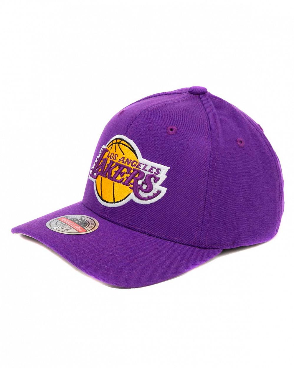 Бейсболка с изогнутым козырьком Mitchell and Ness TEAM GROUND Los Angeles Lakers Purple отзывы