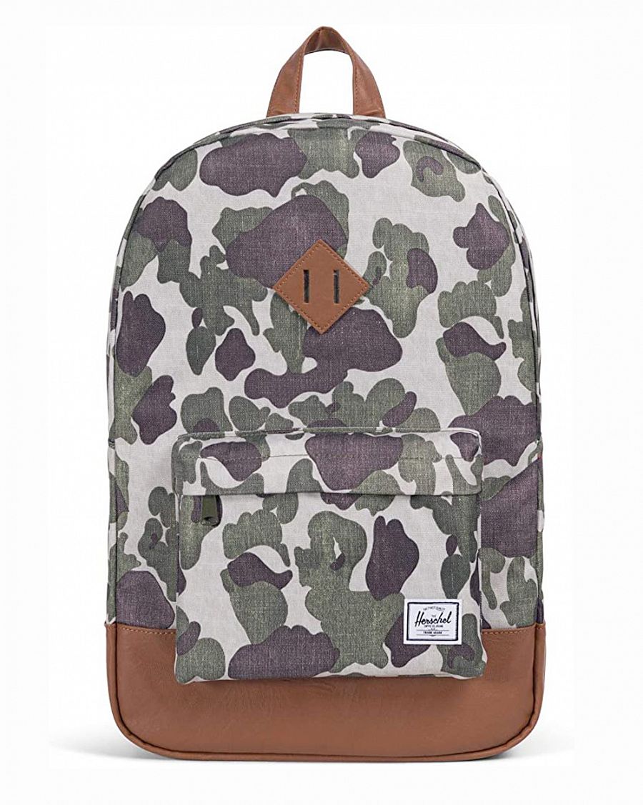 Рюкзак водоотталкивающий с карманом для 15 ноутбука Herschel Heritage Frog Camo отзывы