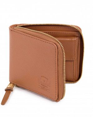 Кошелек на молнии из кожи Herschel Walt Leather Tan Кошелек на молнии из кожи Herschel Walt Leather Tan