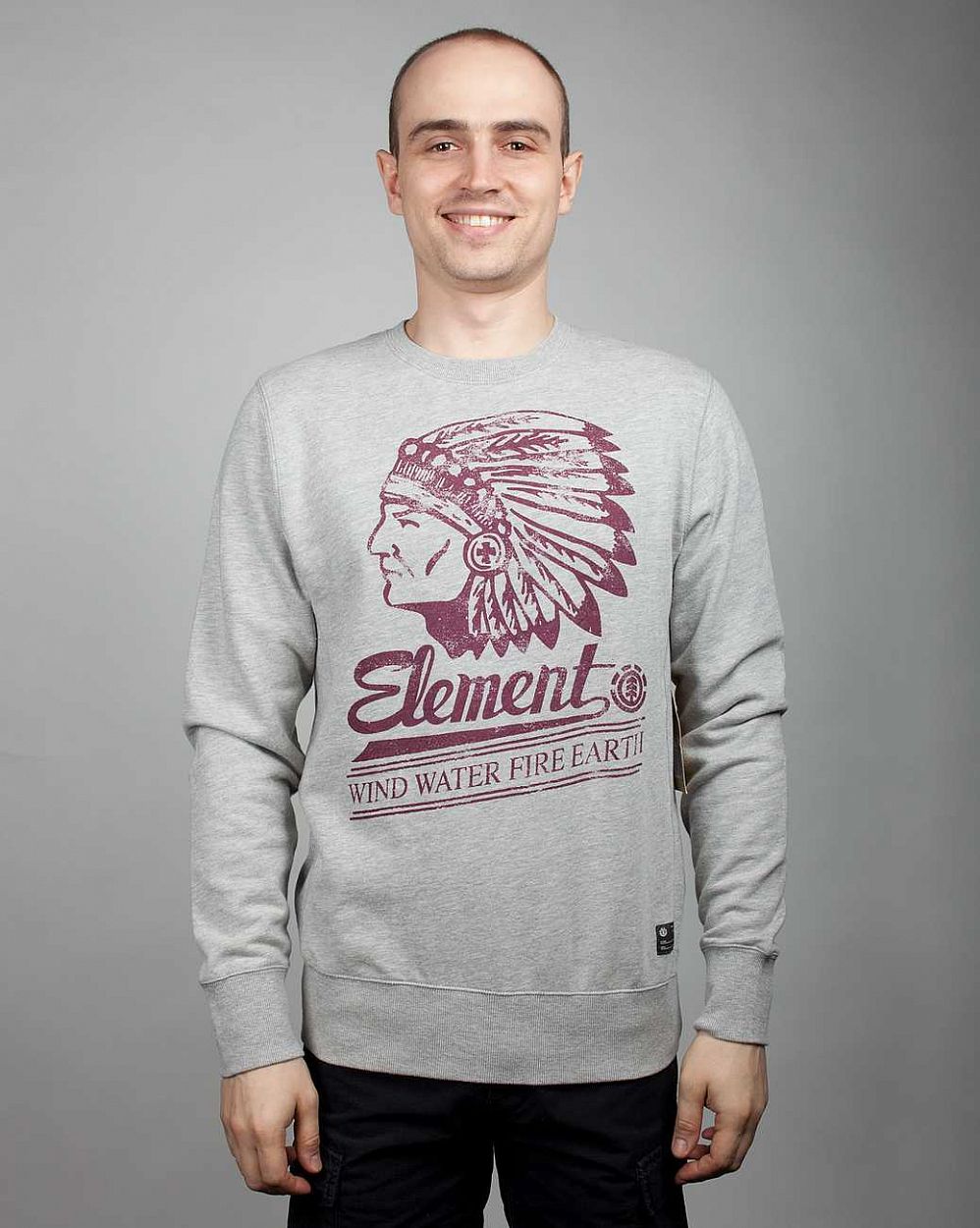 купить Толстовка Element Austin Grey Heather в Москве купить Толстовка Element Austin Grey Heather в Москве