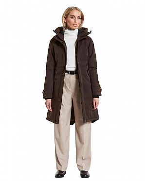 Водонепроницаемая парка женская Didriksons Luna Chocolate