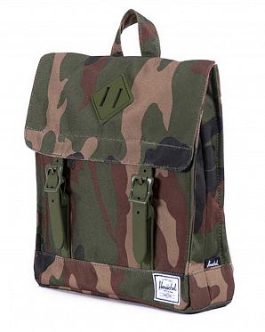 Рюкзак детский Herschel Survey Kids Woodland Camo Army Rubber Рюкзак детский Herschel Survey Kids Woodland Camo Army Rubber
