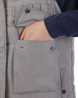 Жилетка утепленная мужская водоотталкивающая Publish Foxworth Grey