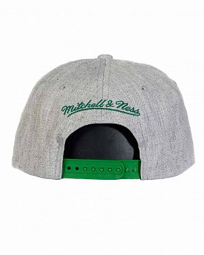 Бейсболка с изогнутым козырьком Mitchell and Ness HEATHER REDLINE Boston Celtics Grey Бейсболка с изогнутым козырьком Mitchell and Ness HEATHER REDLINE Boston Celtics Grey