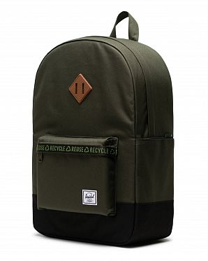Рюкзак водоотталкивающий с карманом для 15 ноутбука Herschel Heritage Forest/Night Black