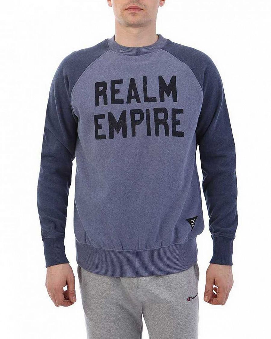 Толстовка свитшот мужская Realm & Empire Great Britain Blue Marl отзывы