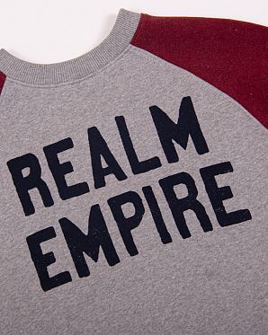 Толстовка свитшот мужская Realm & Empire Great Britain Damson Grey Толстовка свитшот мужская Realm & Empire Great Britain Damson Grey