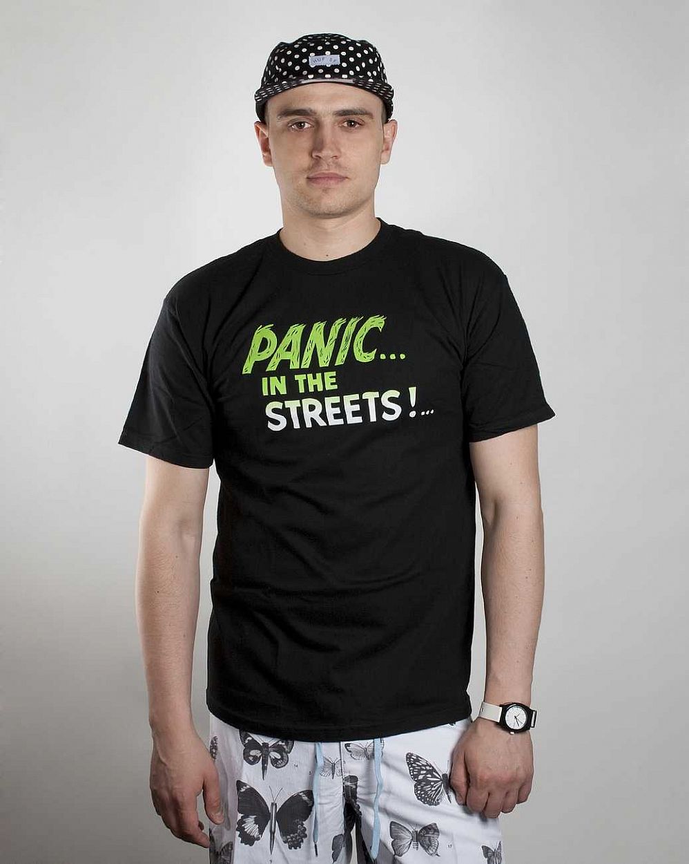 Футболка HUF Panic...black отзывы