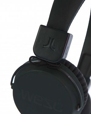 Наушники с микрофоном проводные складные WeSC Piston Black