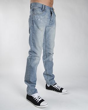 Джинсы Insight Buzzcock Rigid Exhaust Pants Bleach Blue Classic Trash