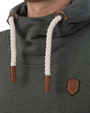 Толстовка мужская с капюшоном Naketano Supapimmel Olive Толстовка мужская с капюшоном Naketano Supapimmel Olive