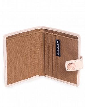 Кошелек визитница на кнопке с защитным кантом из кожи Herschel Thurlow Caramel Кошелек визитница на кнопке с защитным кантом из кожи Herschel Thurlow Caramel