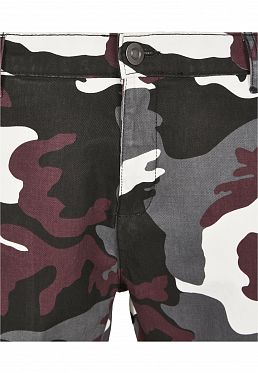 Джоггеры мужские карго Urban Classics Wine Camo Джоггеры мужские карго Urban Classics Wine Camo