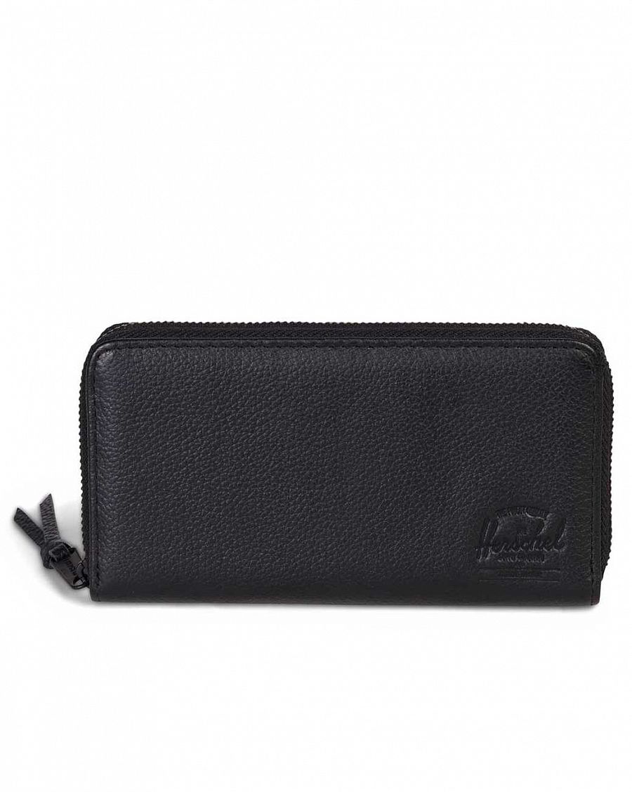 Кошелек из кожи Herschel Thomas Leather RFID Black Pebbled отзывы Кошелек из кожи Herschel Thomas Leather RFID Black Pebbled отзывы