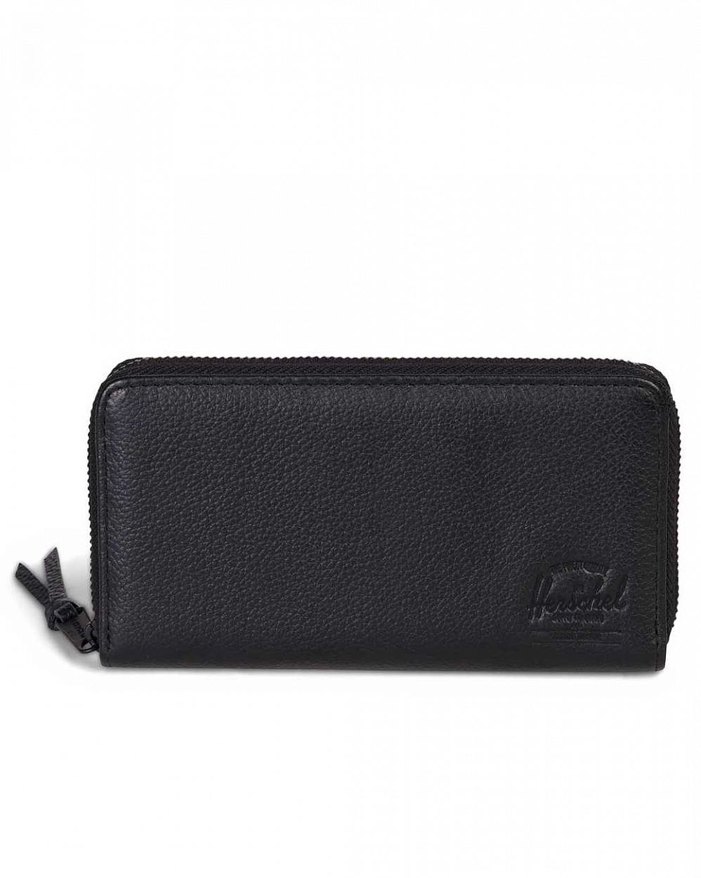 Кошелек из кожи Herschel Thomas Leather RFID Black Pebbled отзывы